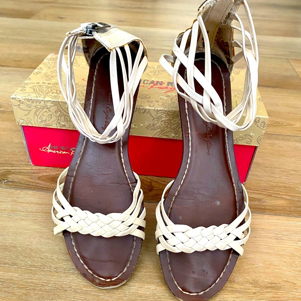 American Eagle ankle sandals